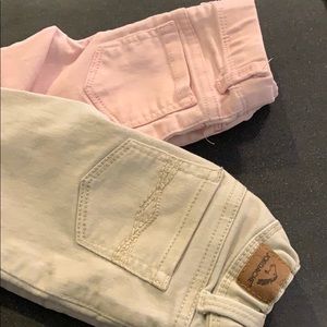 Little Girls Jordache 2 pairs colored jeans